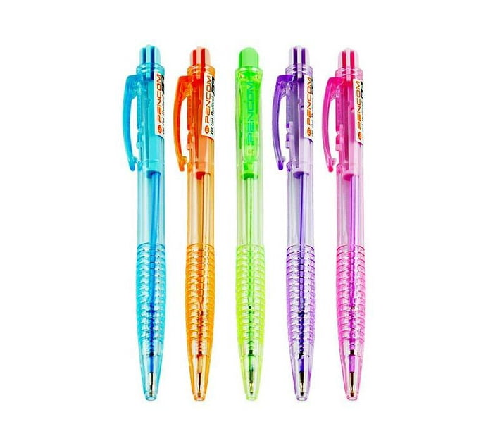 Pencom - OG4A Fancy Oil Gel 0.7mm Blue Retractable Pen (Drum of 50) | Makro