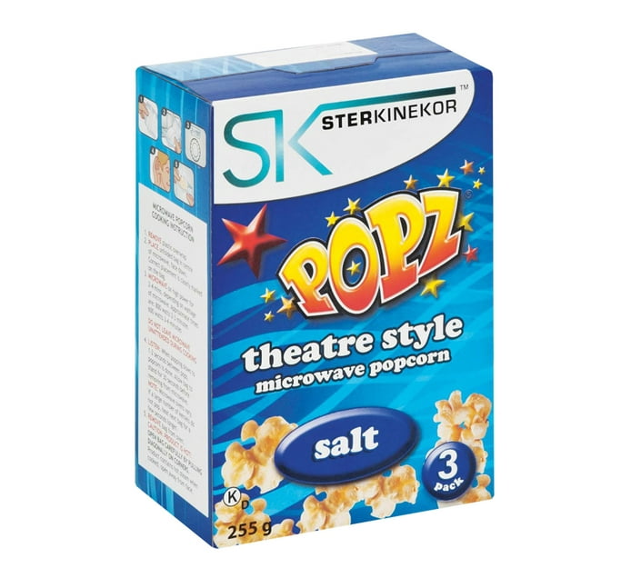 Ster Kinekor Microwave Popcorn Salt (3 x 85g) Makro