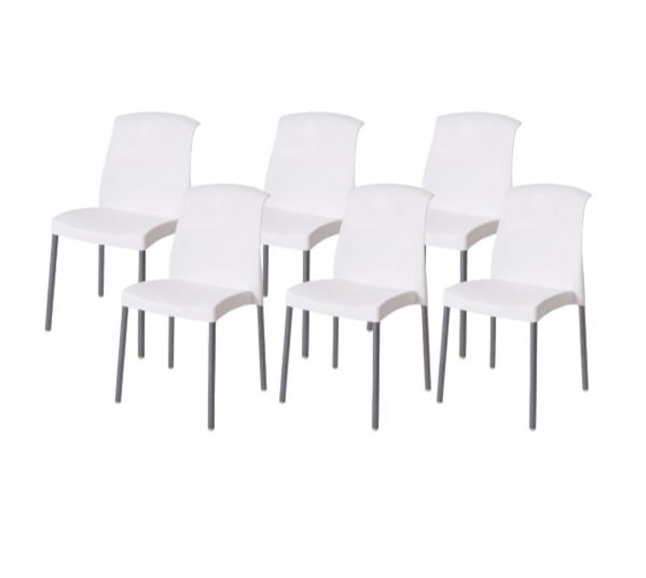 Someone’s in a Makro 6 Pack White Jenny Chairs Mood