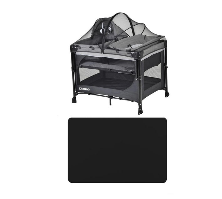 Tiffany Lux II CoSleeper Camp Cot with Matress Makro