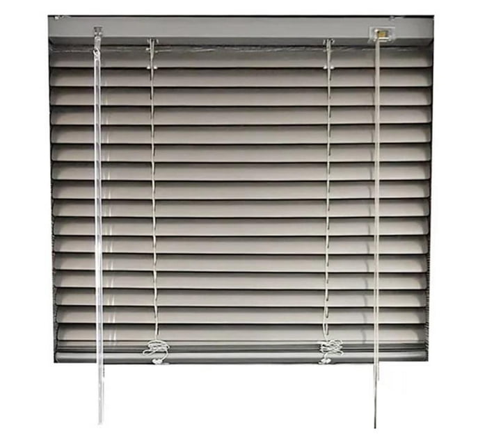 Someone’s In A Makro Kirby 1000mm X 1000mm Aluminum Blinds - Silver Mood