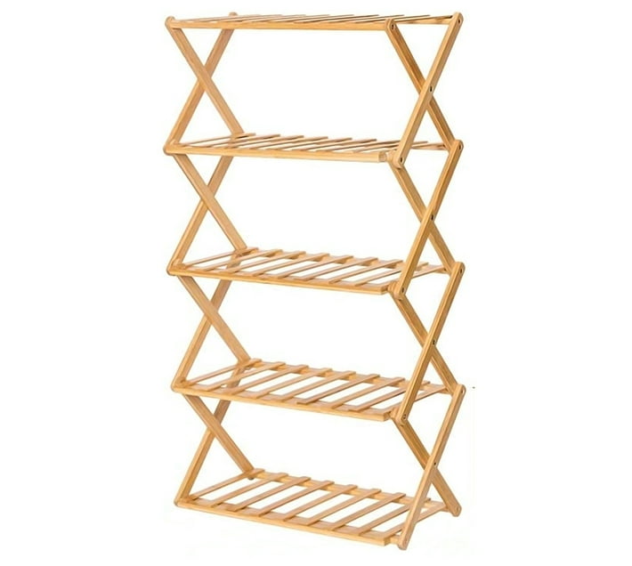 Someone’s in a Makro Home Links 5 Tier Foldable Bamboo Shoe Rack Mood