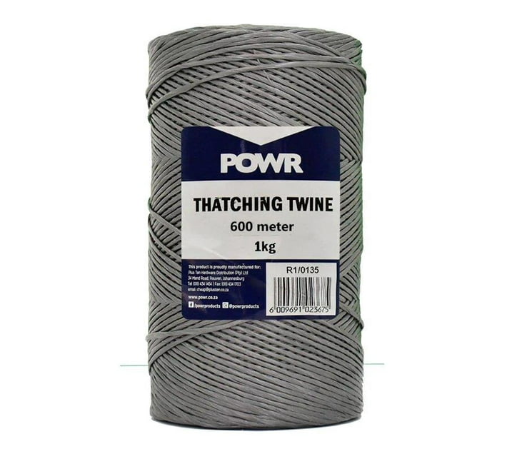 Someone’s in a Makro Thatching Twine Polypropylene Dark Grey Medium 1Kg