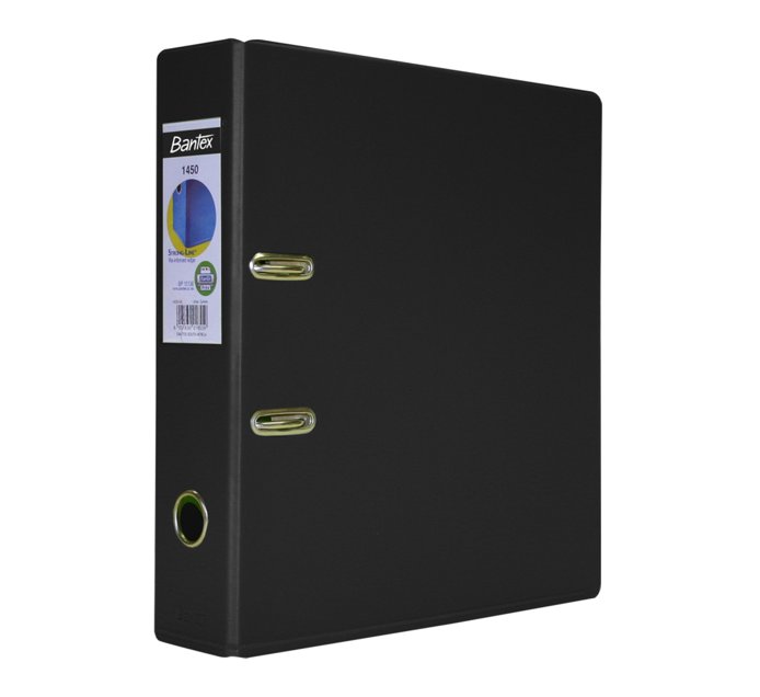 Bantex A4 Lever Arch File Black Black Makro