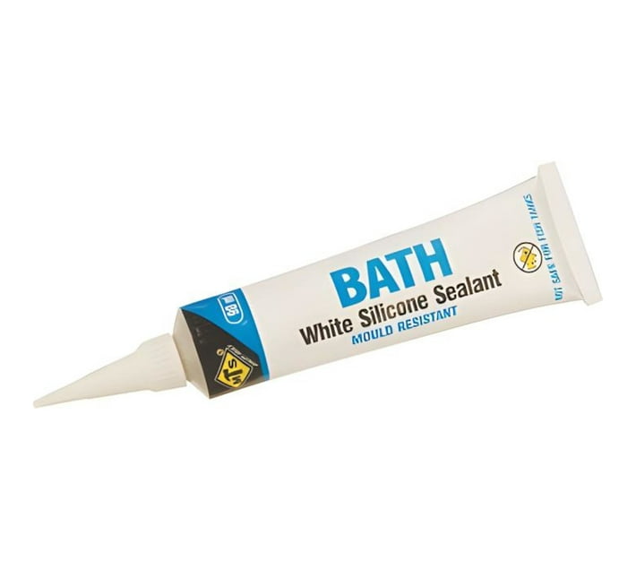 MTS Silicone Sealant Bath White 90ml Makro
