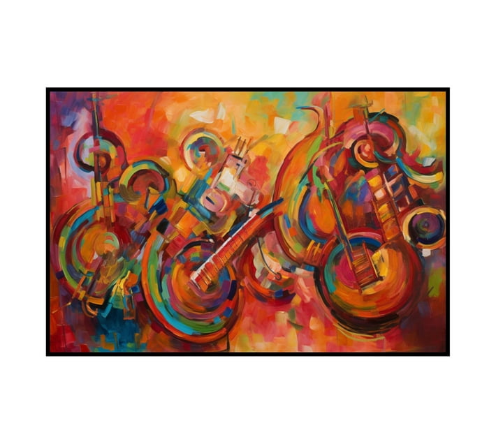 Someone’s in a Makro Canvas Wall Art - Rhythmic Tales By Chromatic ...