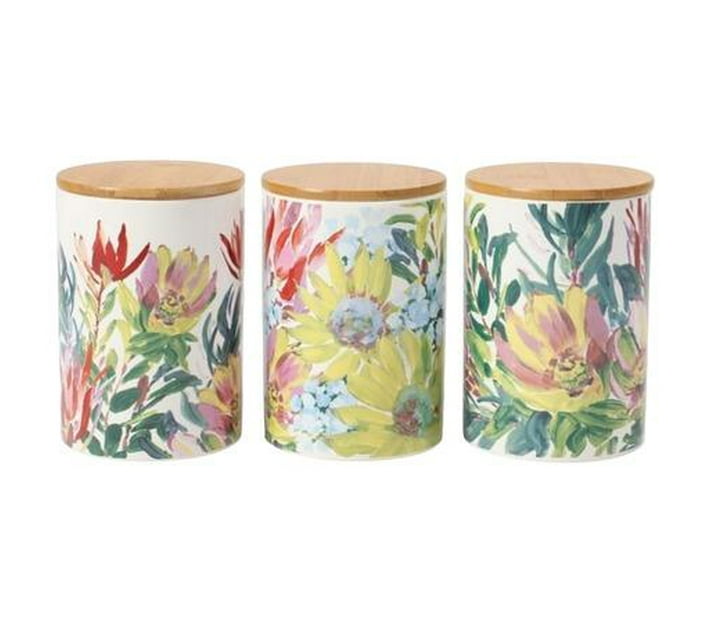 Someone’s in a Makro 3 Floral Storage Canisters Mood