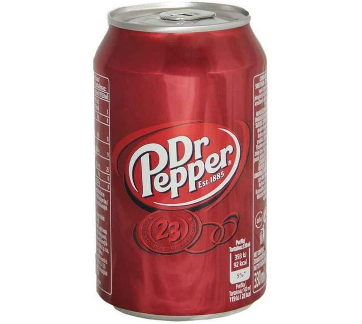 Dr Pepper Original Soft Drinks Can Makro