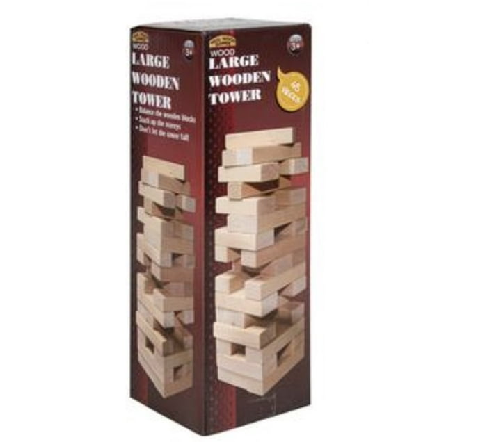 Generic 48 Piece Wood Tower Block Party & Fun Games Board Game () Makro