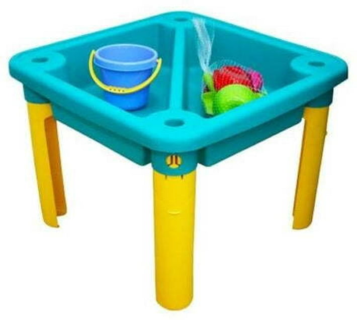 Wobuciko Sand And Water Table Teal Sand Water Table Multicolour Makro