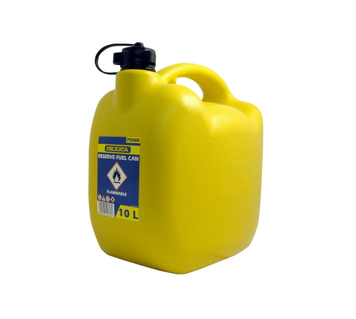 Dejuca Plastic Fuel / Jerry Can + Spout 10Lt Makro