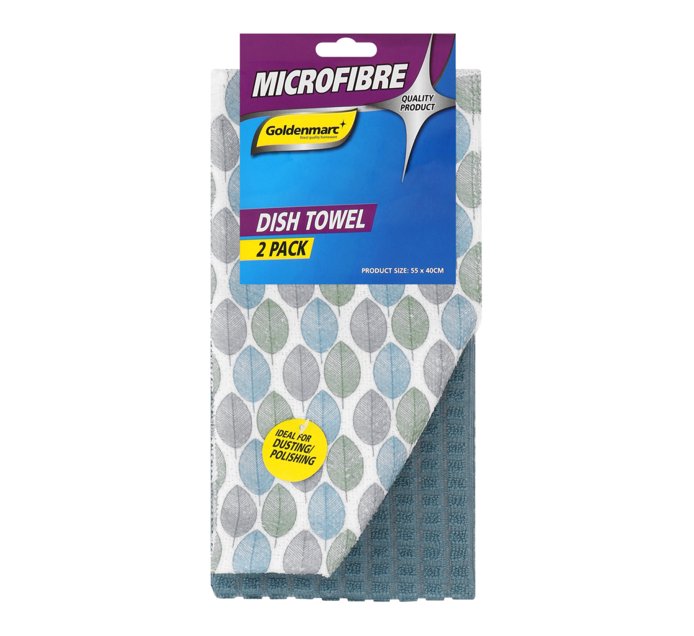 Goldenmarc 2Pack Microfibre Dish Cloth Makro