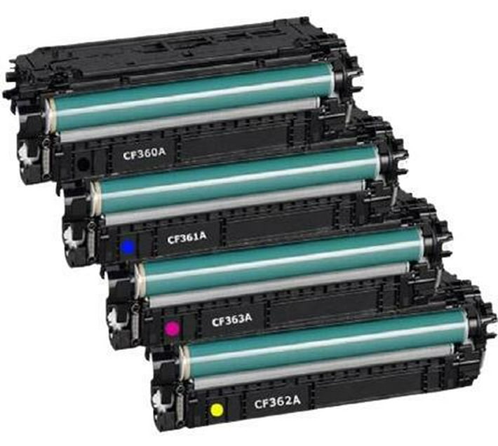 HP 508A Cartridge Black, Cyan, Magenta, Yellow Ink Cartridge () Makro