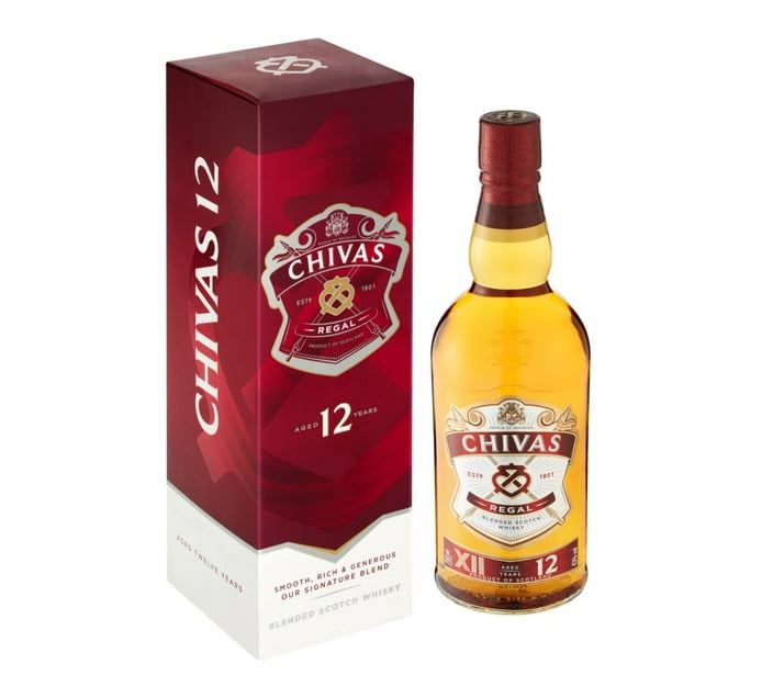 Buy Chivas Regal 12 Yo Blended Scotch Whisky (6 x 750ml) in Bulk
