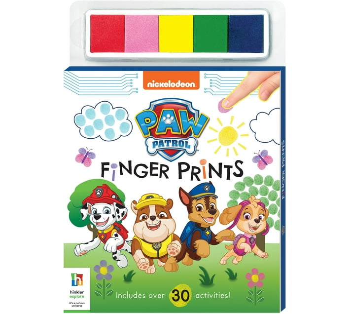 KNOWLEDGE ROAD PAW PATROL FINGER PRINTS Prints, Stamps & Painting Kit