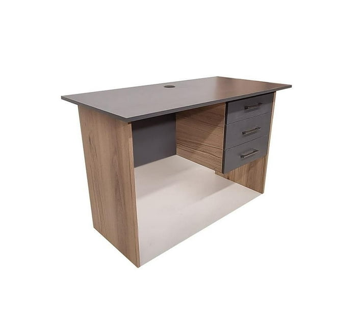Someone’s in a Makro London 3 Drawer Desk 120cm Storm Grey & Sahara Mood