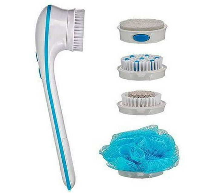 Generic 5 in 1 Bath Sponge With Long Handle Massager Electric Shower