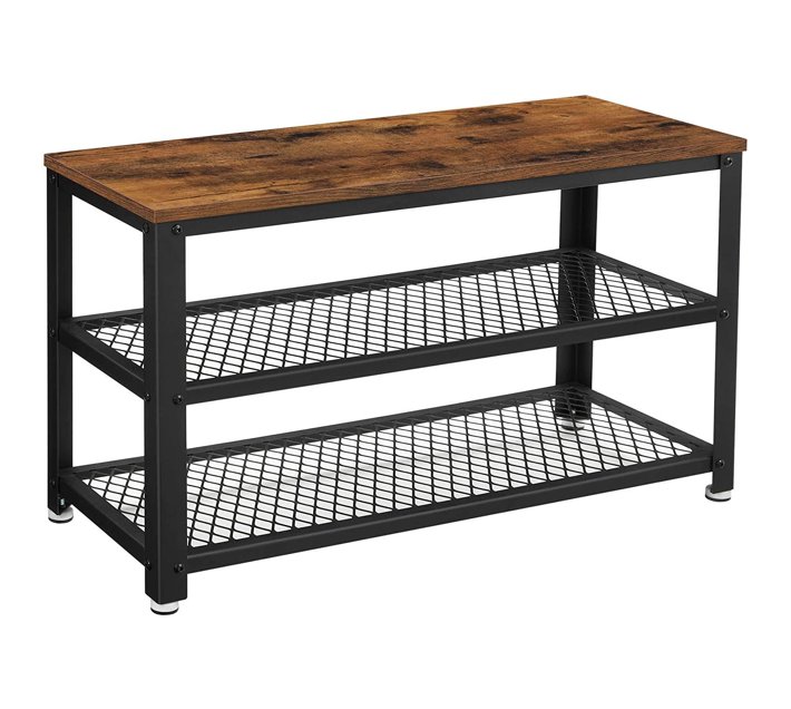 3 Tier Shoe Rack Entryway Storage Shelves Makro