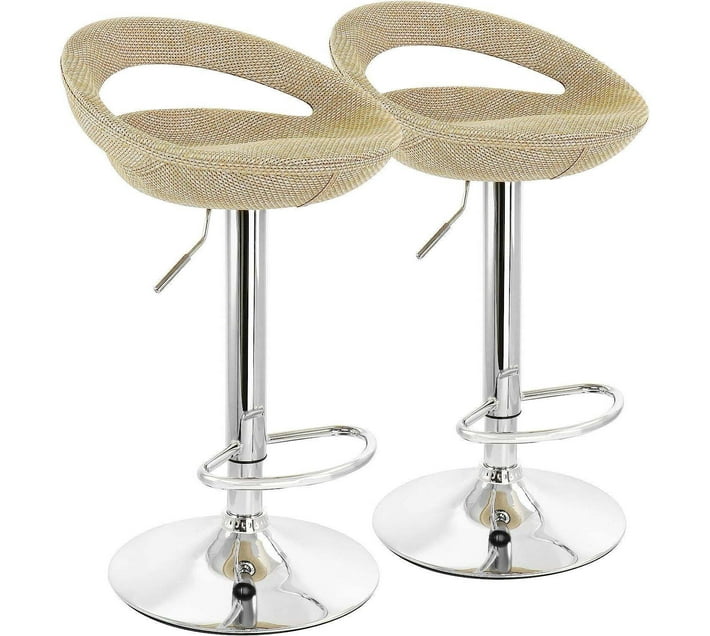 Rex M Bamboo Bar Stool (Finish Colour White, DIY(DoItYourself)) Makro