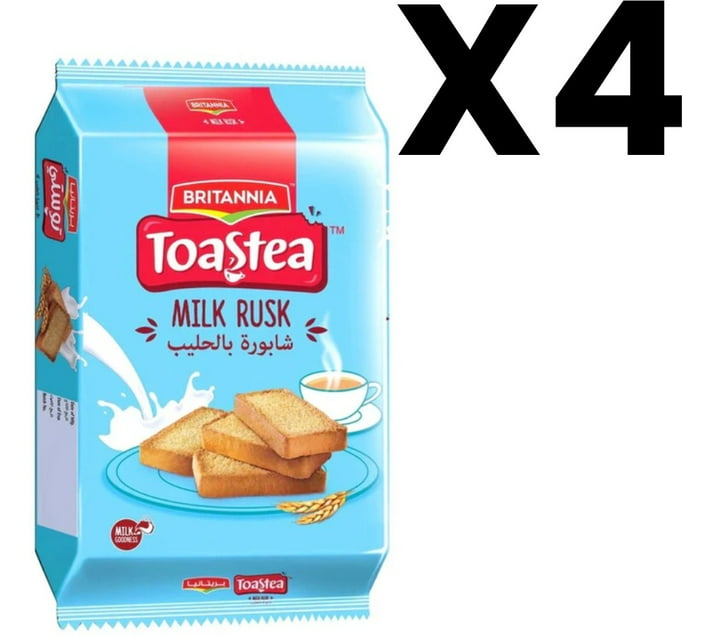 Britannia Toastea Milk Rusk NA flavoured Milk Rusk (4 x 310 g) | Makro