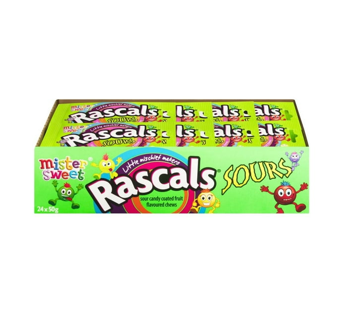 Buy Rascals Candy Chews Sours (24 x 50g) in Bulk | Makro Business