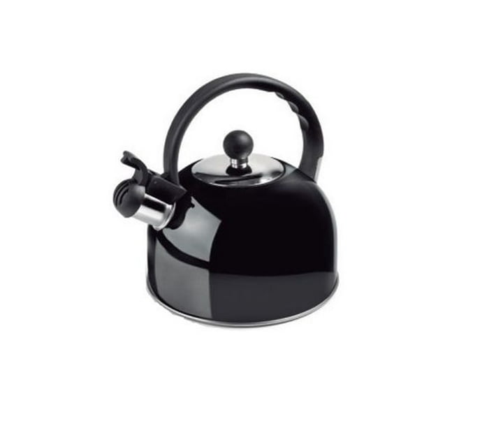 Someone’s in a Makro Ibili Stainless Steel Whistling Kettle, Black, 2