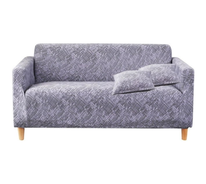 Home Sofa Covers With Matching Scatter Cushions Dark Grey 235 cm