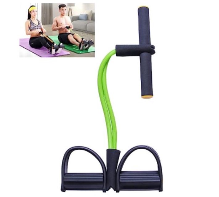 Someone’s in a Makro Pull Straps Chest Expander Leg Exerciser