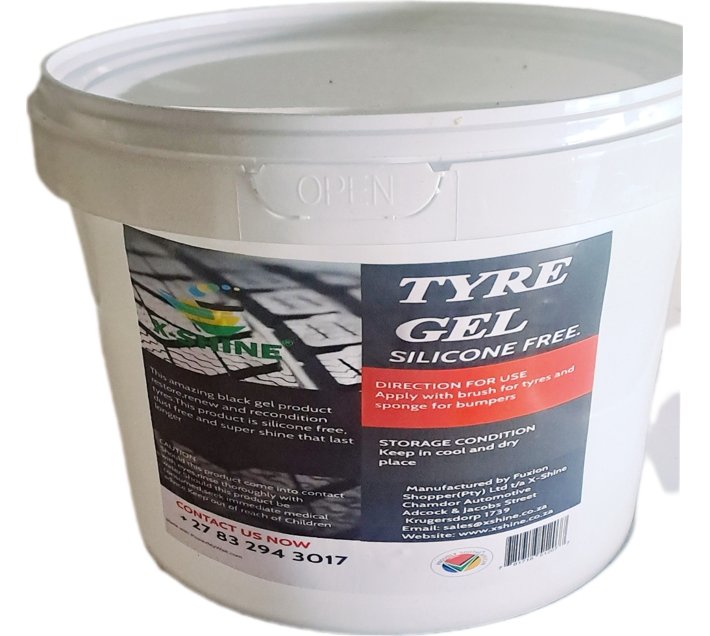 Xshinemo Tire Gel Shine (silicone free) Gel Wheel Tire Cleaner (Pack of