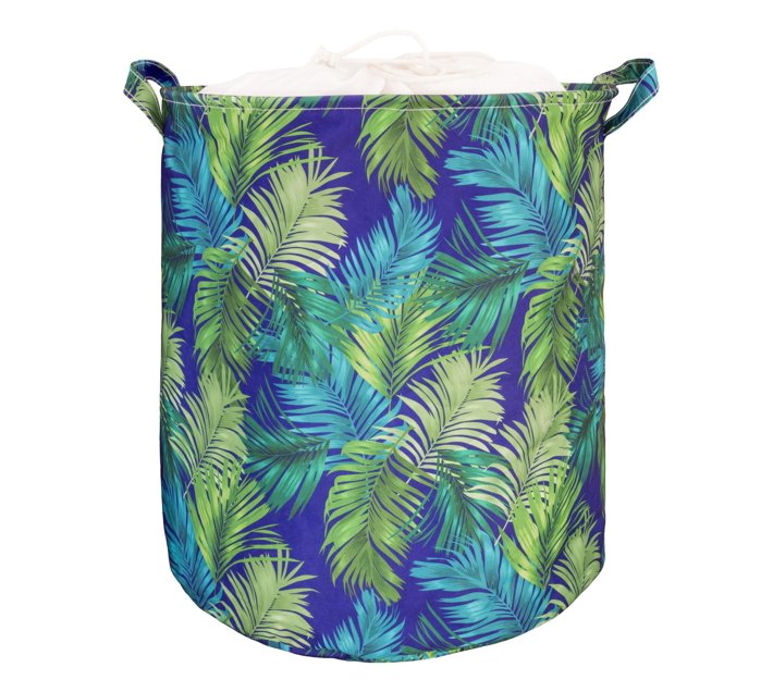Creative Deco EcoFriendly Laundry Basket with Drawstring Tropical