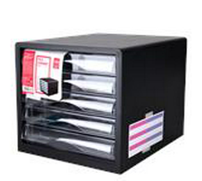 Deli 5 Draw File Black Makro