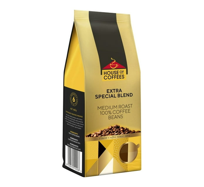 Buy House Of Coffees Extra Special Blend Coffee Beans 250g in Bulk