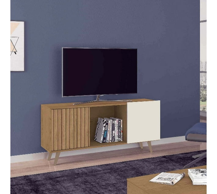 Designer Concepts Dario Light Brown/Cream Engineered Wood TV