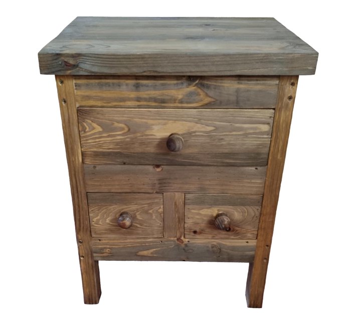 Someone’s in a Makro GC Rustic Stanley Bedside Table/Pedestal
