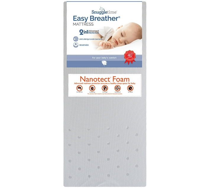 Snuggletime NANOTECT Easy Breather Size Large Cot Standard Crib