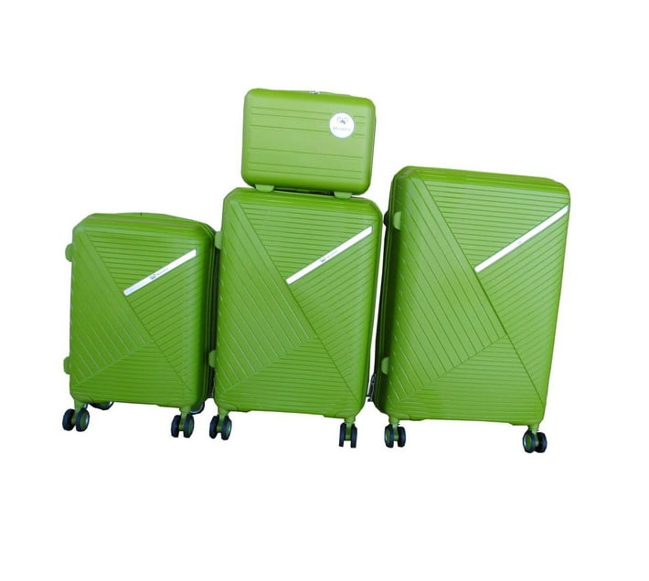 Someone’s in a Makro Unbreakable Travel Luggage 4 Piece Suitcases ...