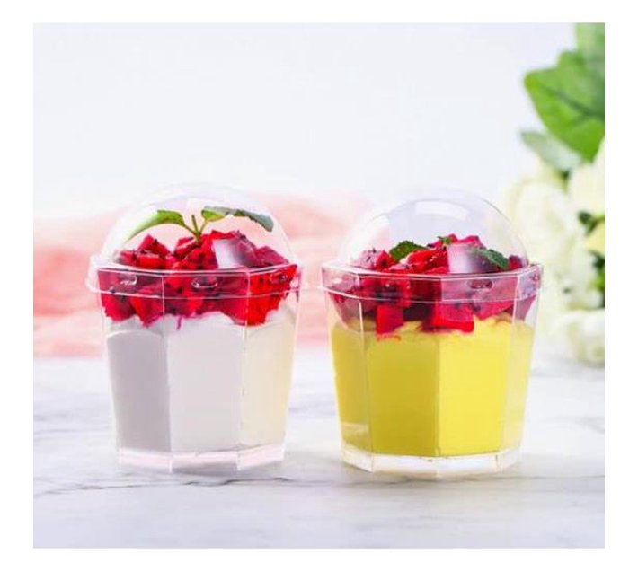 Plastic Dessert Cups 25pc (180ml) Makro