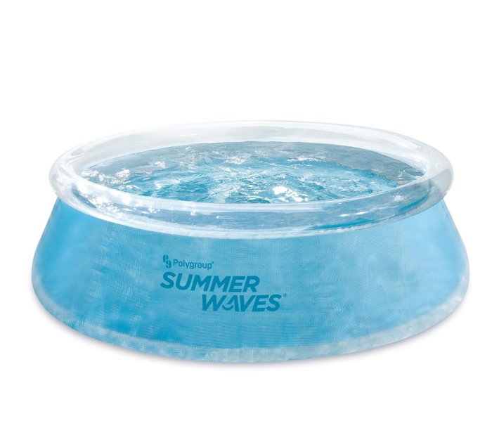 2.4M Summer Waves® Transparent Quick Set® Pool Makro