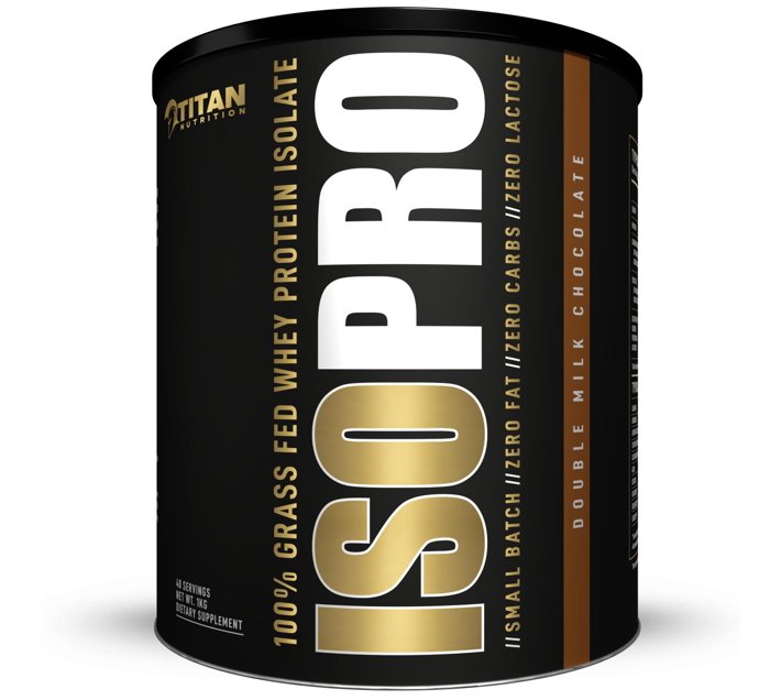 ISOPRO Pure GrassFed Whey Protein Isolate, Double Milk Chocolate 40