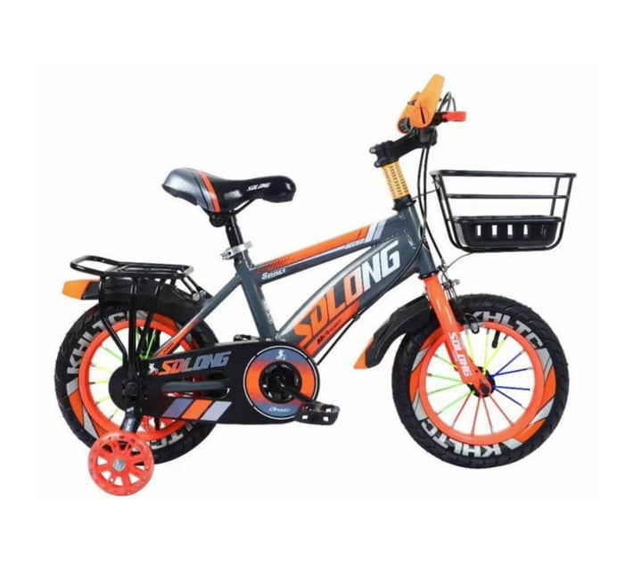 Someone’s in a Makro Kids Bicycle With Basket & Training Wheels 30cm ...