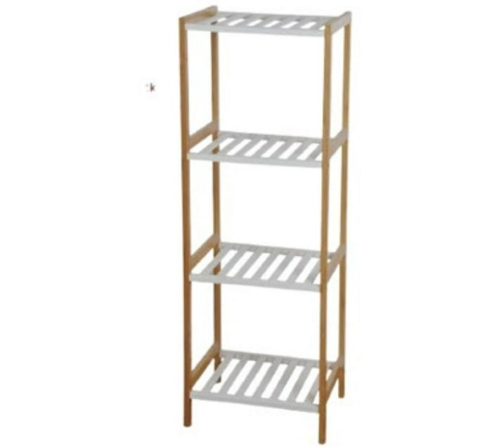 Generic SN040 Wooden Rack Shelf For Bathroom (Number of Shelves 4