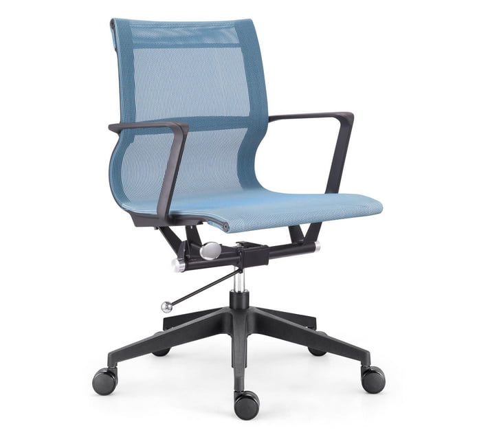Satu Executive Operators Office Chair Blue Makro