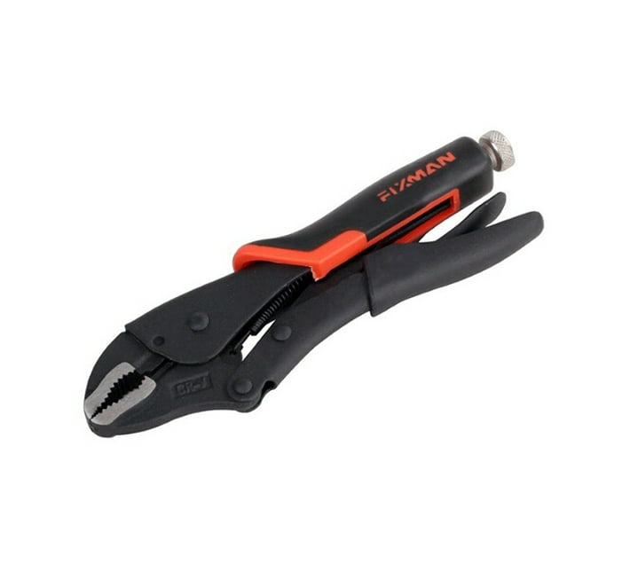 Fixman Curved Jaw Lock Grip Pliers 7/180mm Makro