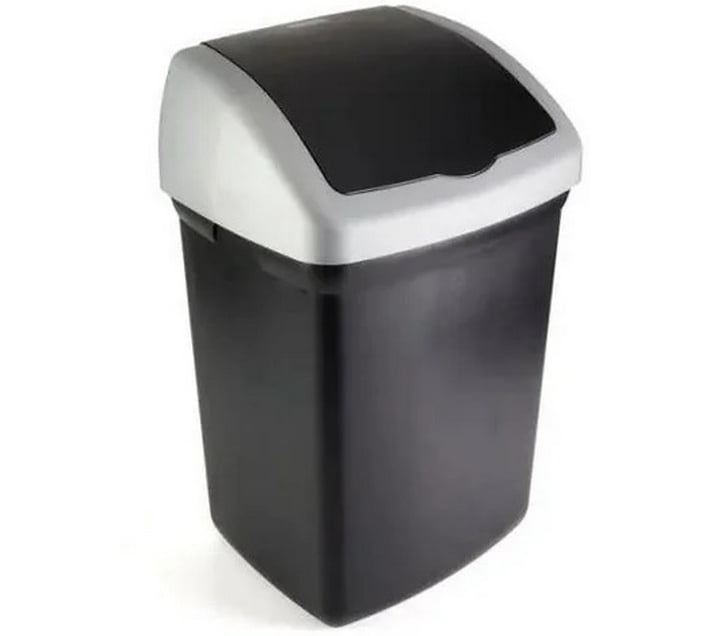 Addis BONNZ0001 Plastic Dustbin (Black) Makro