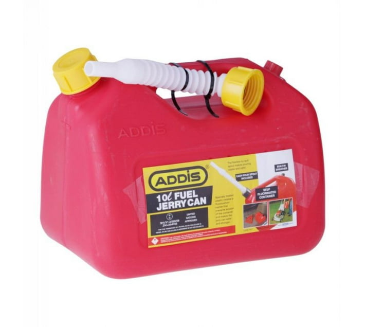 Addis Jerry Can Plastic Petrol 10L Small Makro