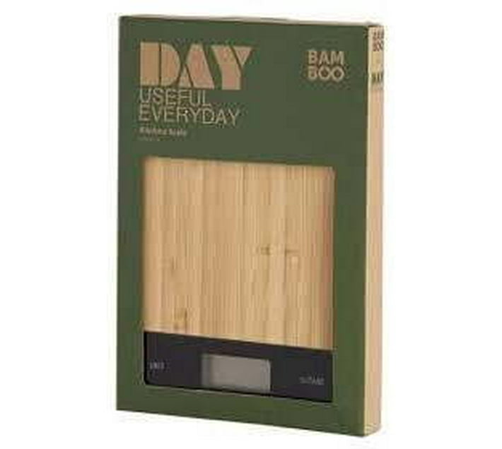 Day Bamboo Surface Digital Kitchen Weighing Scale (Green) Makro