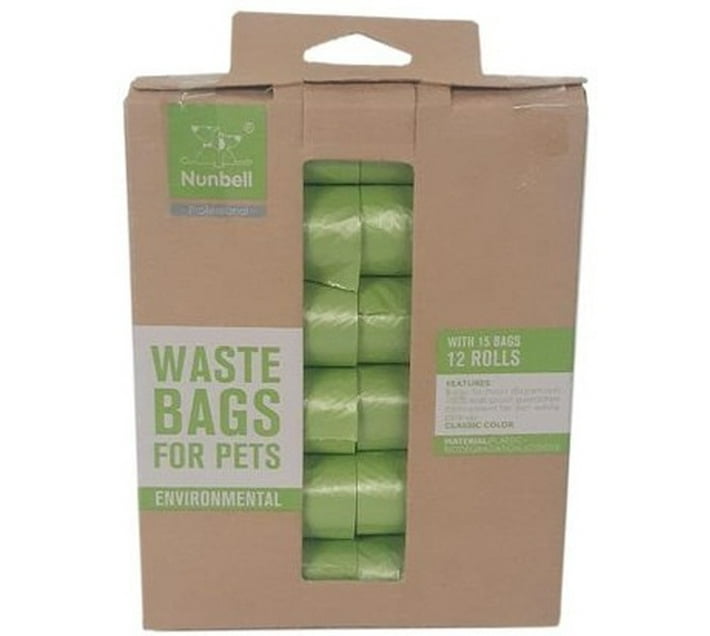 Nunbell BioDegradable Environment Friendly Pet Waste/Garbage Bags 12
