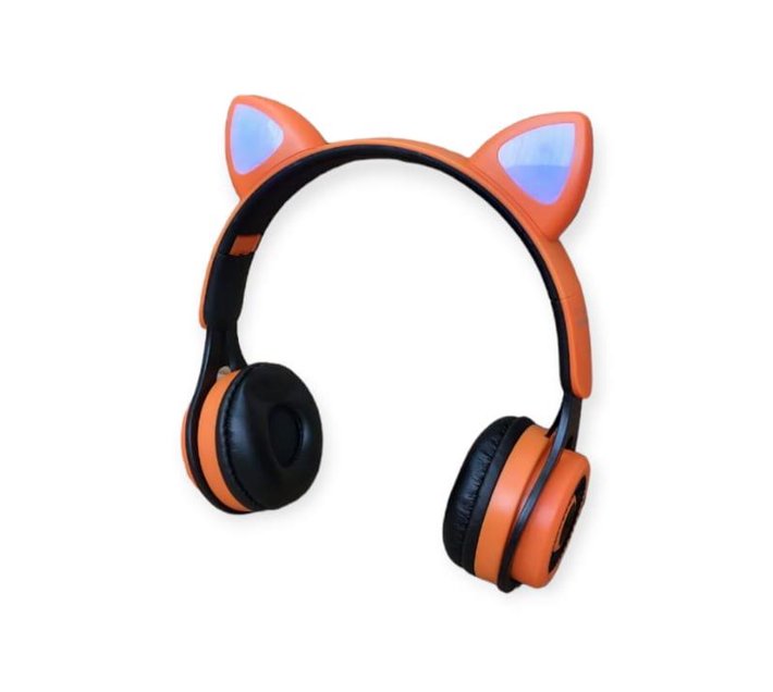 XY227 Foldable Cat Ear Bluetooth 5.0 Headset FM Radio Micro SD Card