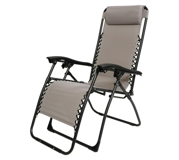 Someone s in a Makro Outfit Relax Garden Lounger Chair Flint Grey Mood