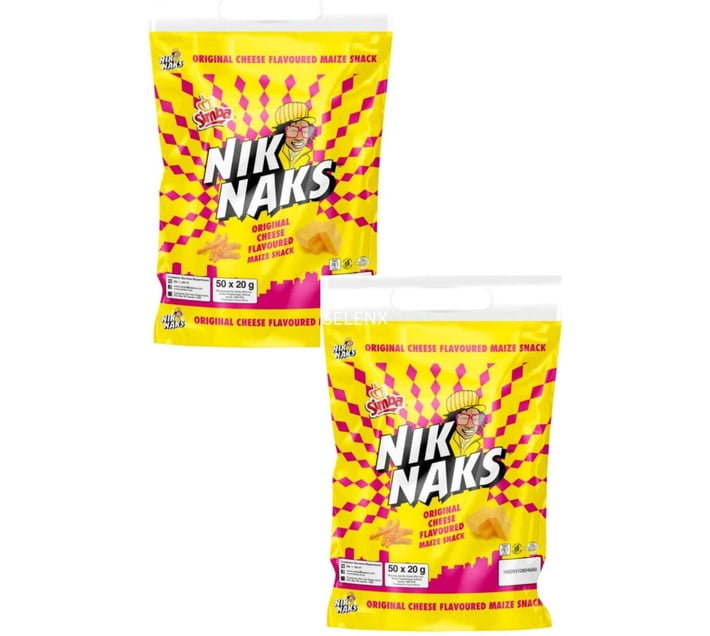 Buy NIKNAKS Original Cheese Maize Snack (100 x 20 g) in Bulk | Makro ...